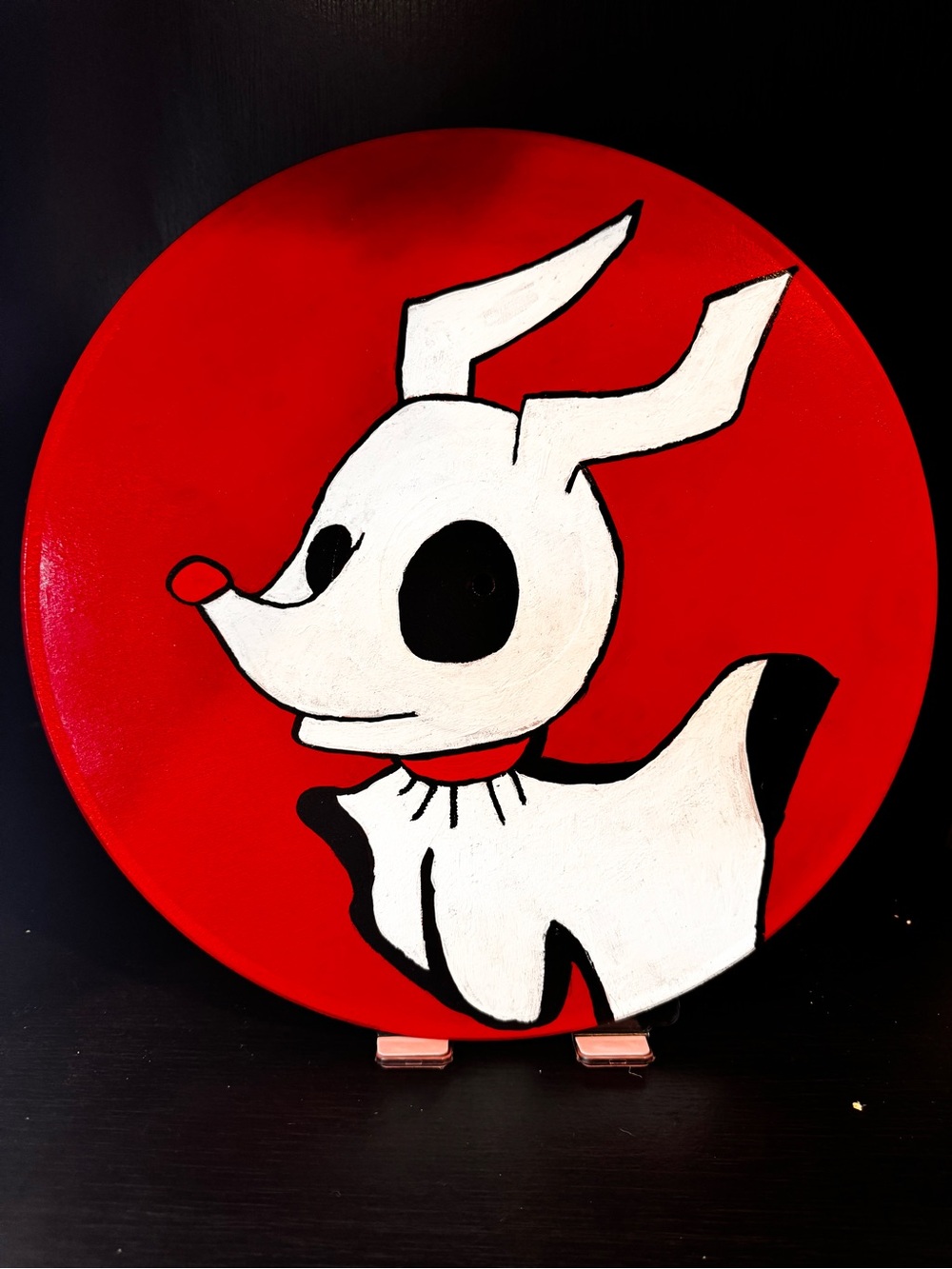 Nightmare before Christmas Vinyl Record Upcycled! Baby Zero!